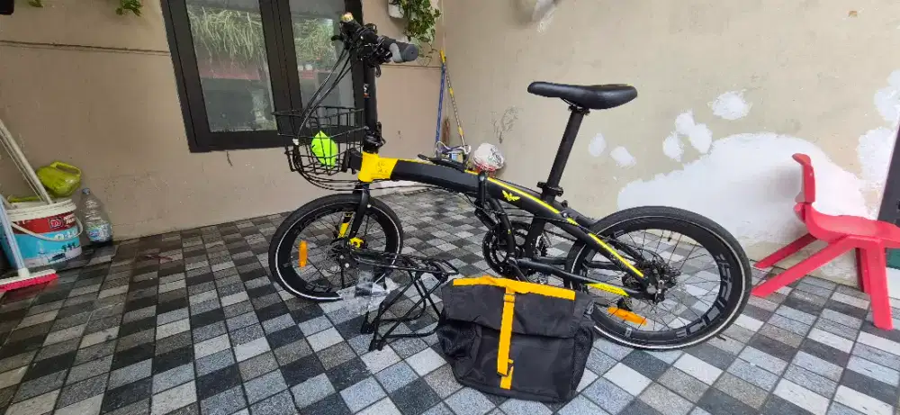 Sepeda lipat Element Ecosmo Z9 B2W