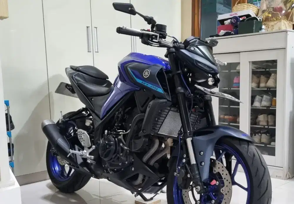 YAMAHA MT25 tahun 2022 biru