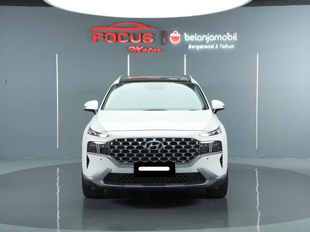 Km 17rb hyundai santafe santa fe signature 2022 putih pajak panjang