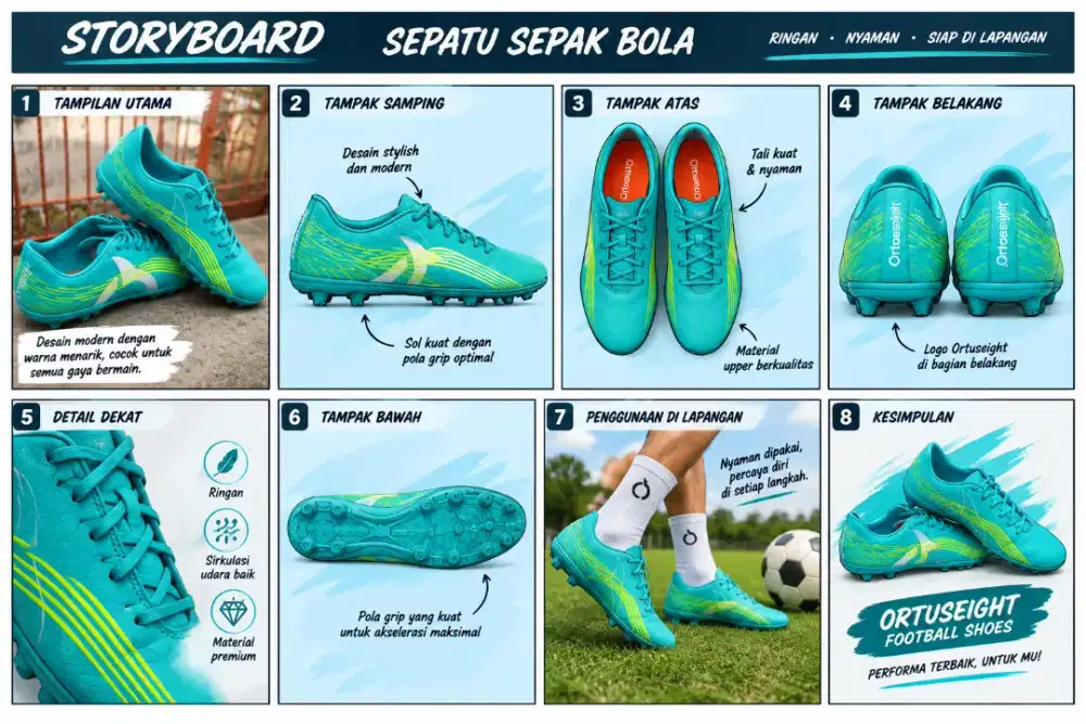 Jual sepatu mininsoceer ukuran 45