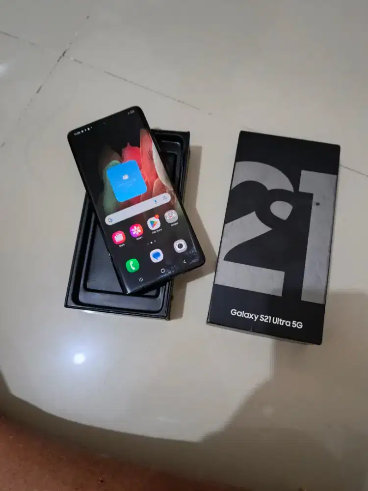 Samsung S21 ultra 12/256 Sein fullset mlusss 98%, lncar jaya no kndala
