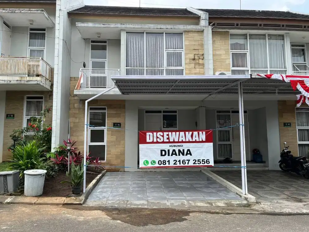 Disewakan rumah asri dan nyaman