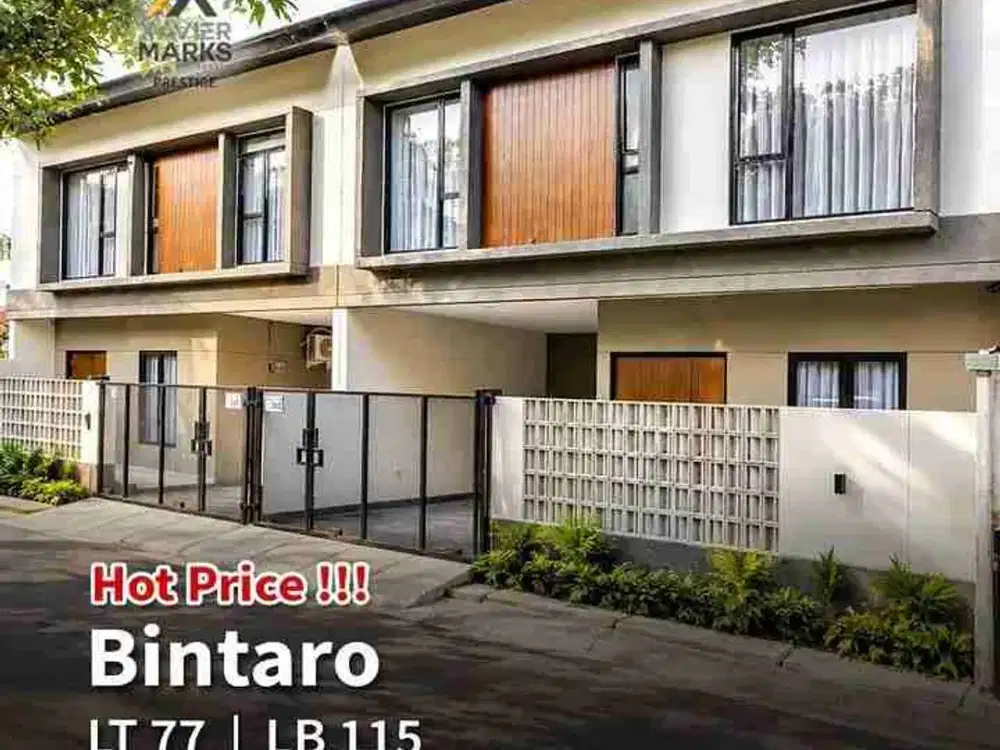 dijual rumah baru siap huni d Bintaro sektor 1 jakarta selatan