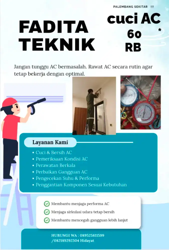 service AC , listrik , dll