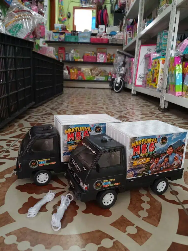 mainan anak truk mbg musik