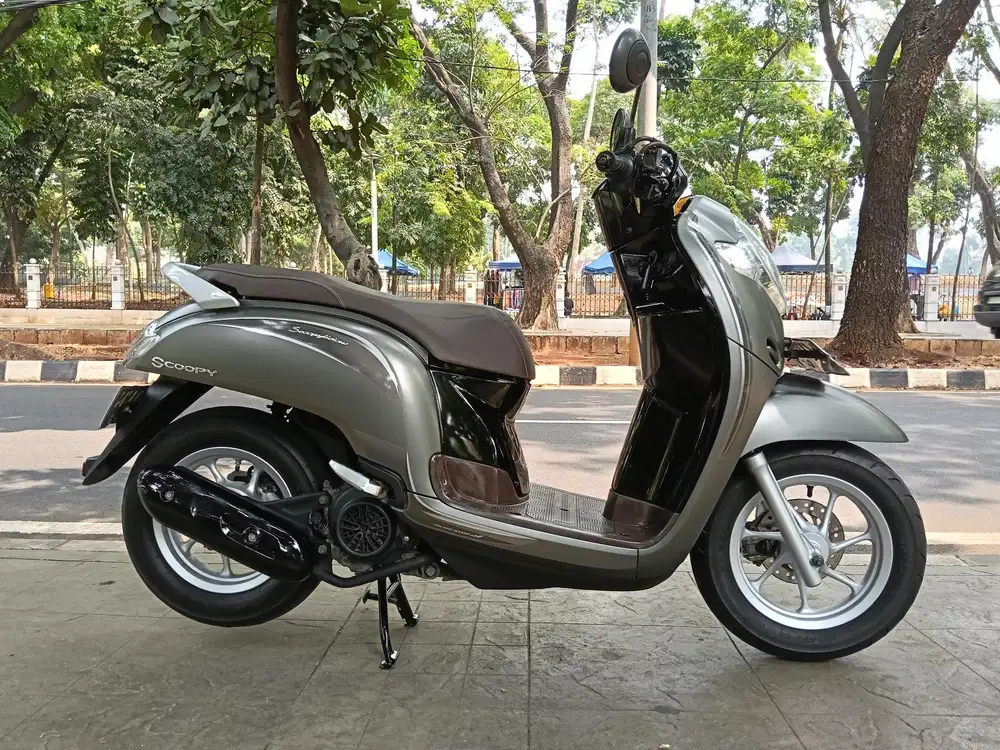 DIJUAL CASH HONDA SCOOPY STYLISH THN 2018 PJK IDUP SIAP PAKAI
