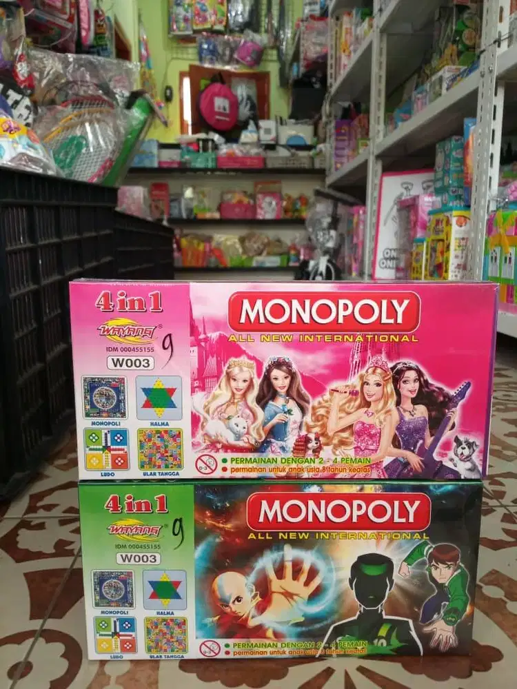 mainan anak monopolii kecil