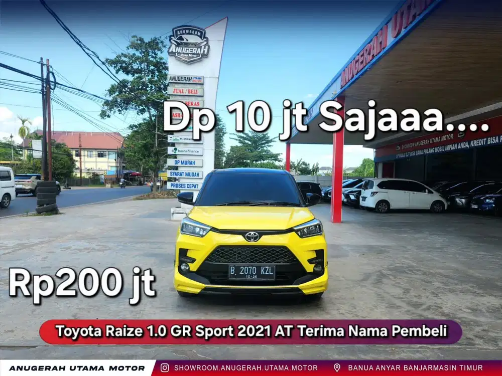 Dp10jt Raize 1.0 GR Sport 2021 Automatic Trm Nama Pembeli