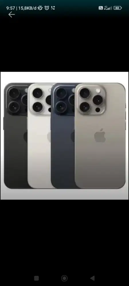Iphone 15 Pro 128 GB