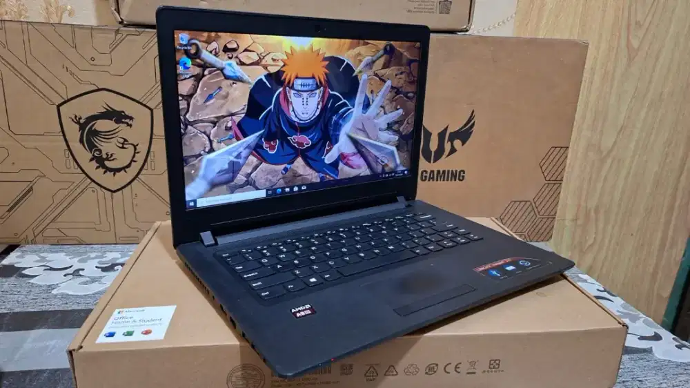 Laptop Lenovo ideapad 110 -Amd A9-9400 - HDD 500GB -4GB - SIAP PAKE