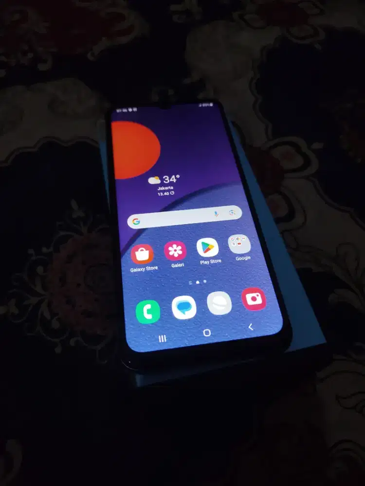 samsung m12 32gb black hape casan