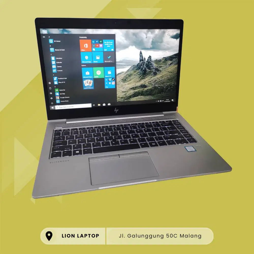 Core i5 Gen 8 RAM 8GB SSD 256GB HP Elitebook 840 G5 [13|09]
