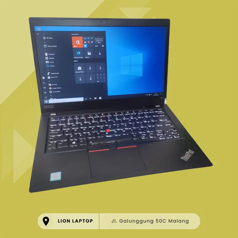 RAM 16GB SSD 256GB Core i5 Slim Lenovo Thinkpad T490s [13|09]
