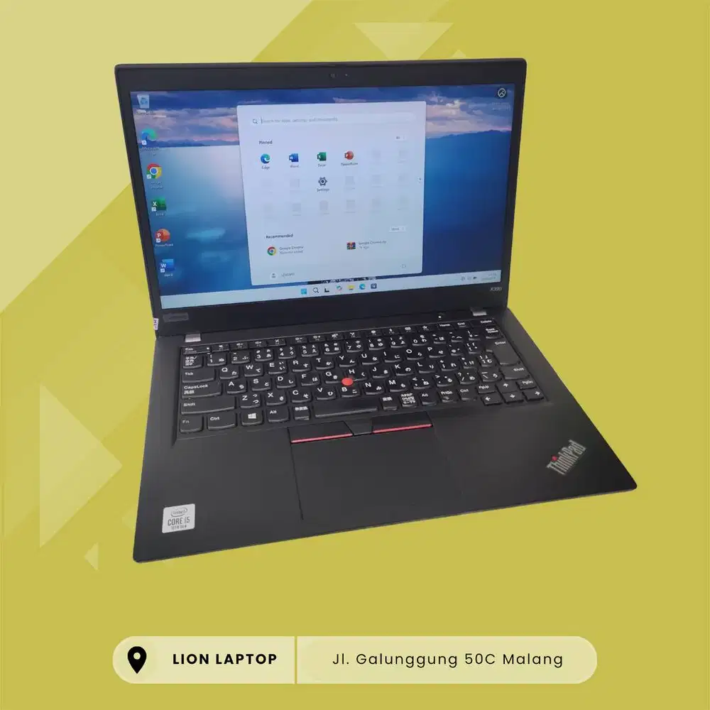 i5 GEN 10 Murah RAM 8GB Lenovo Thinkpad X390 [13|09]