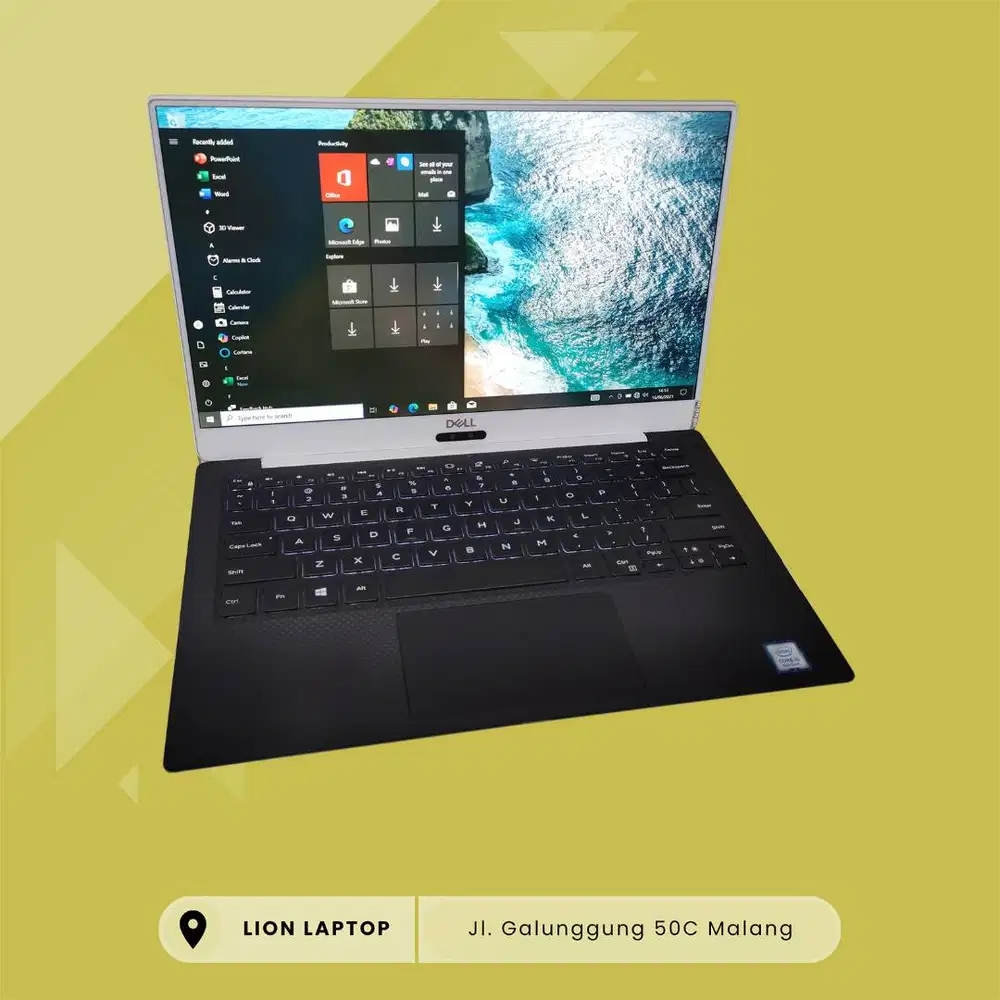 Slim & Ringan Core i5 RAM 8 SSD 256 DELL XPS 13 9370 [13|09]