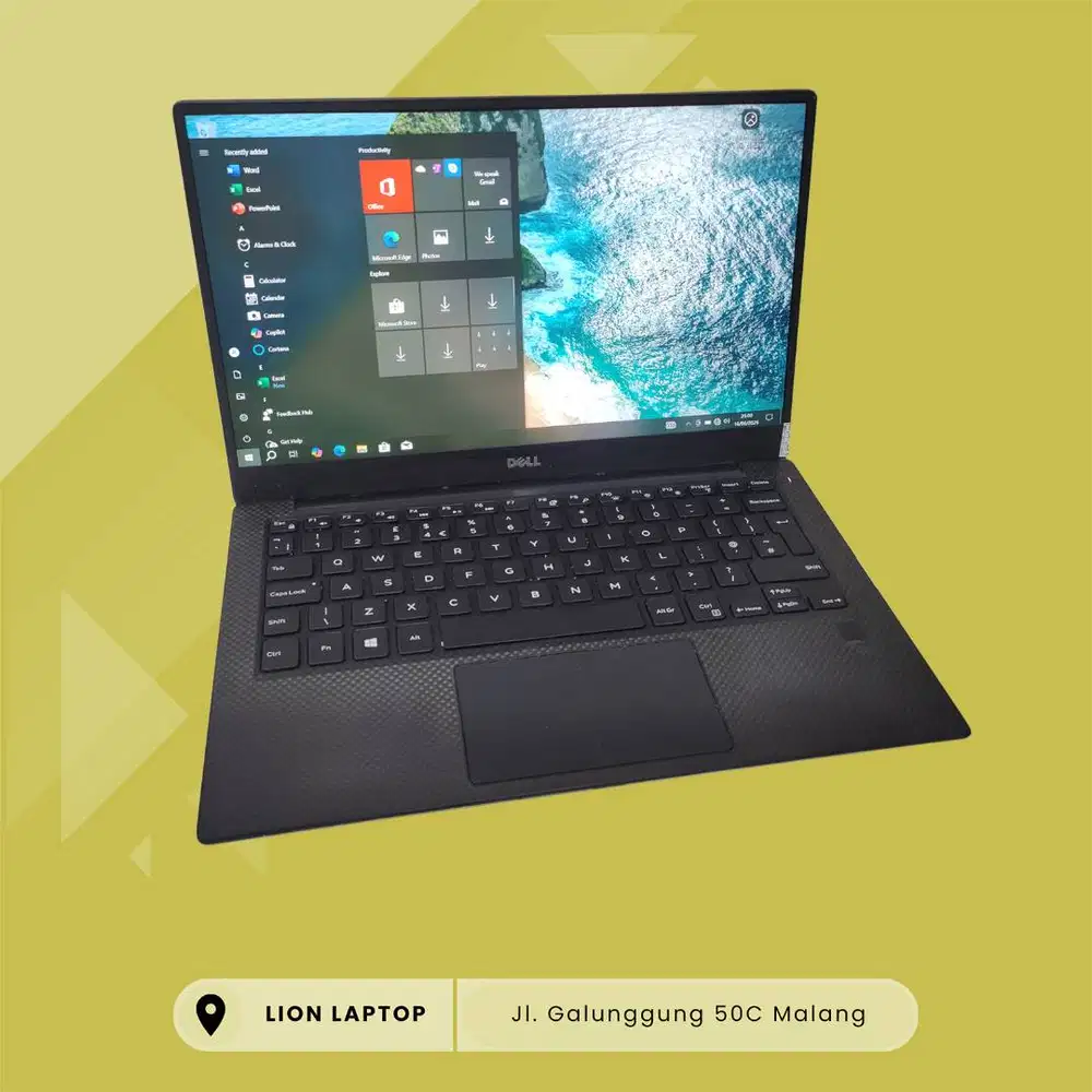 Slim & Ringan Core i7 RAM 8 SSD 256 DELL XPS 13 9360 [13|09]
