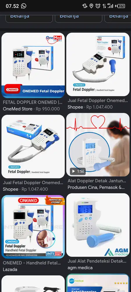 Ultrasonic fetal doppler