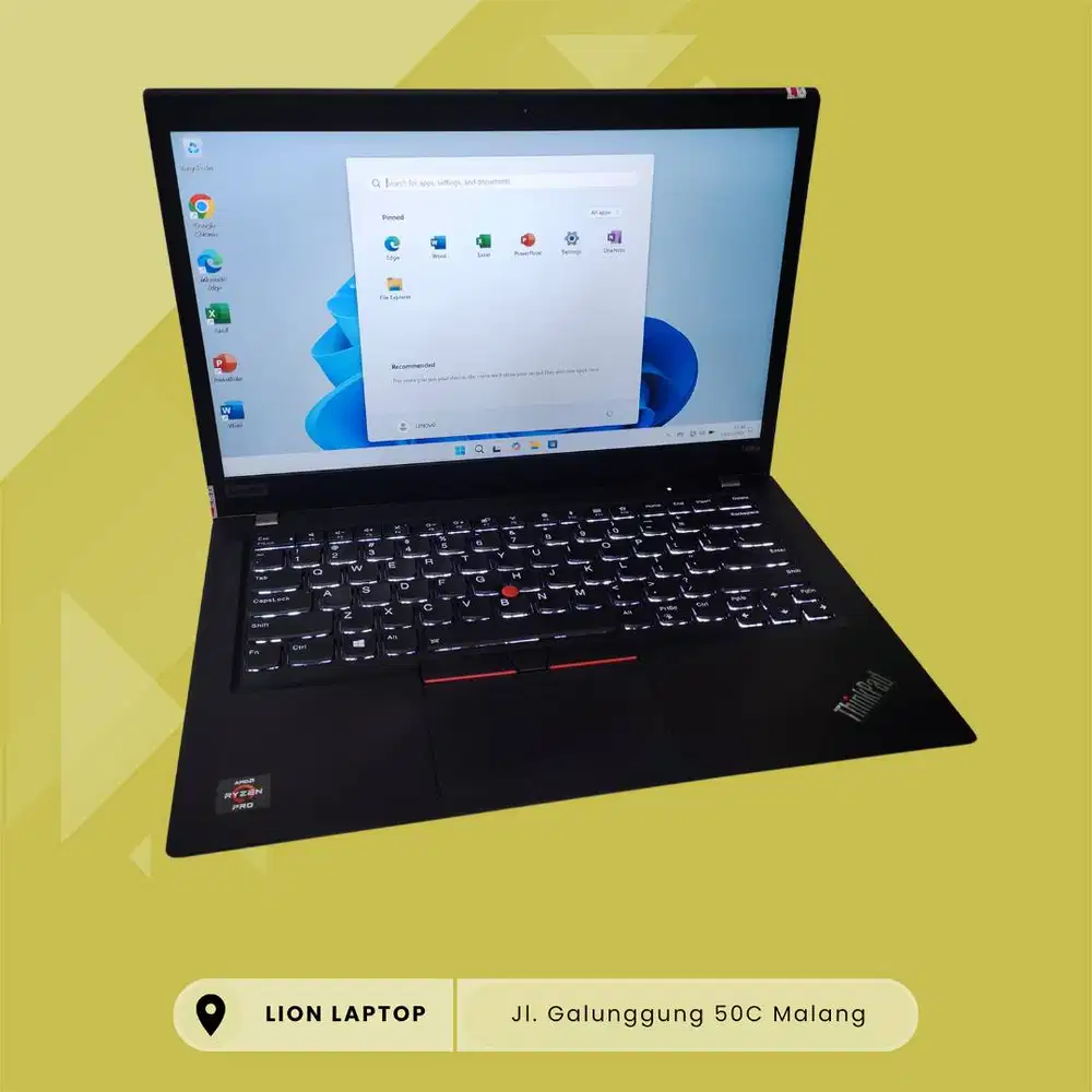 RAM 16GB AMD Ryzen 7 4Ghz VGA 2GB Lenovo Thinkpad T495s [13|09]