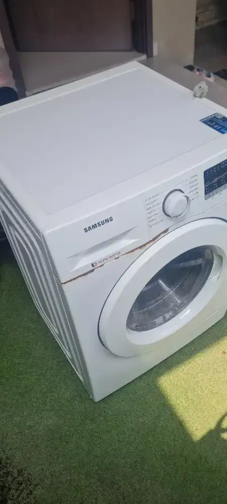 mesin cuci samsung front loading 7 kg ww70742g0kw/se