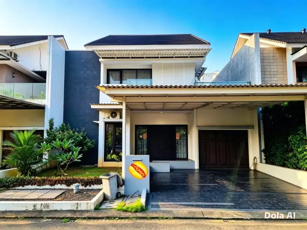 Di jual Rumah Mewah 12,5 x 25 2 lantai di Cluster Asia Tropis harapan indah Bekasi