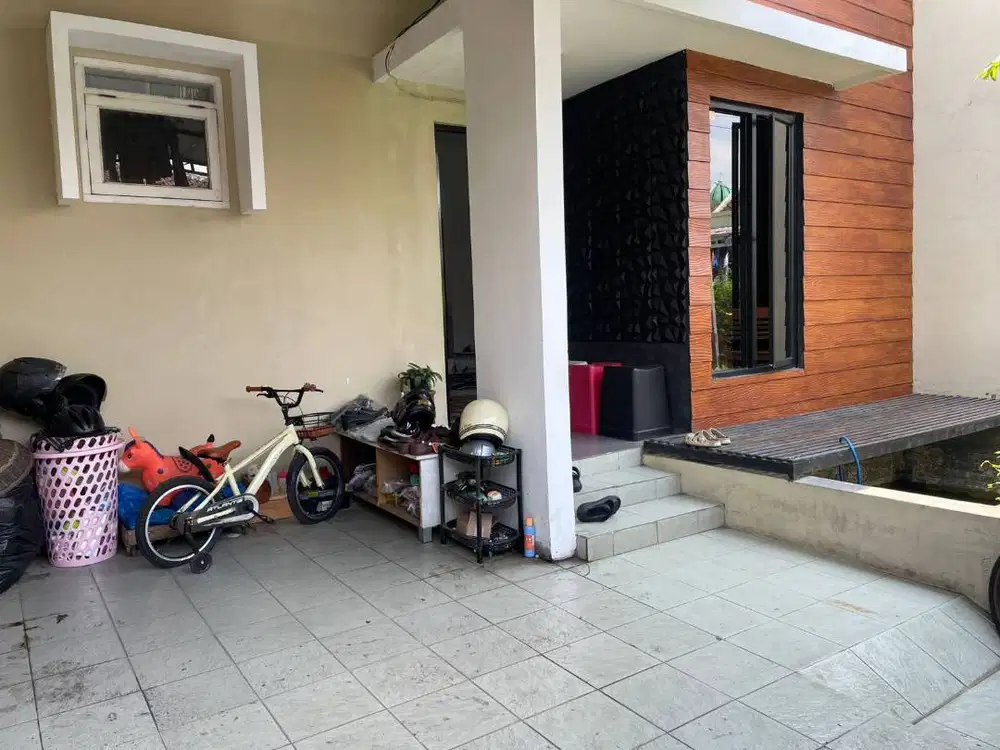 dijual rumah hook tanah lebih cukup luas di pondok kharisma residence