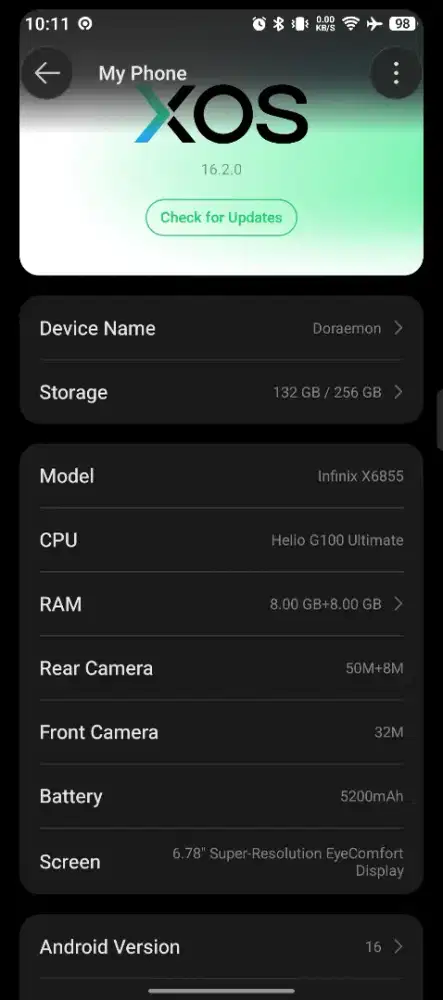 Infinix note 50 pro 8/256