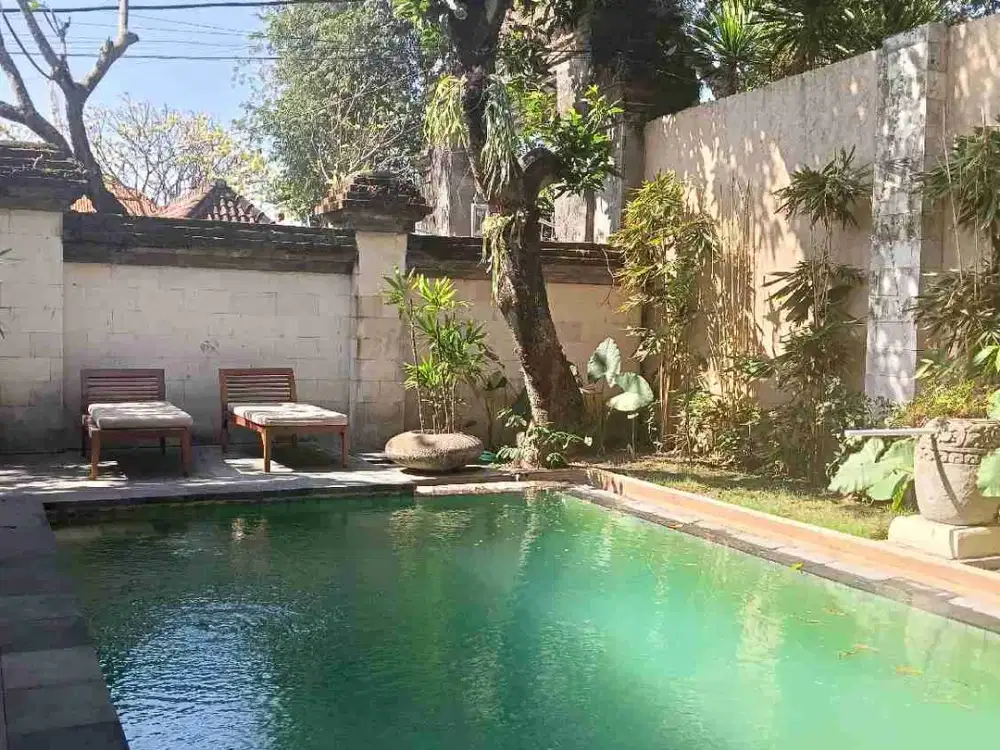 villa luas dekat pantai Sanur jalan pendidikan Denpasar selatan bali
