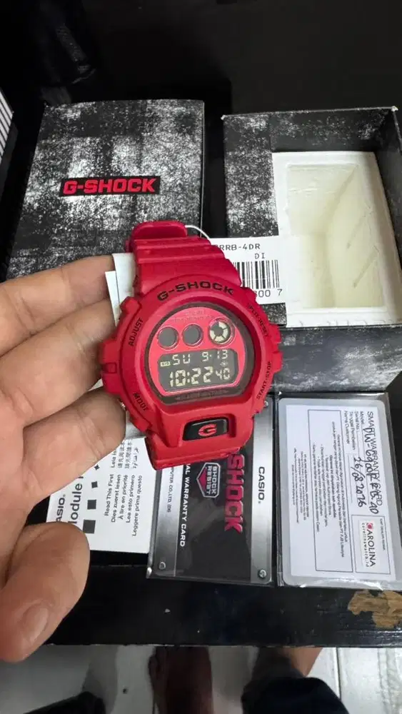 Gshock dw 6900rrb fullset