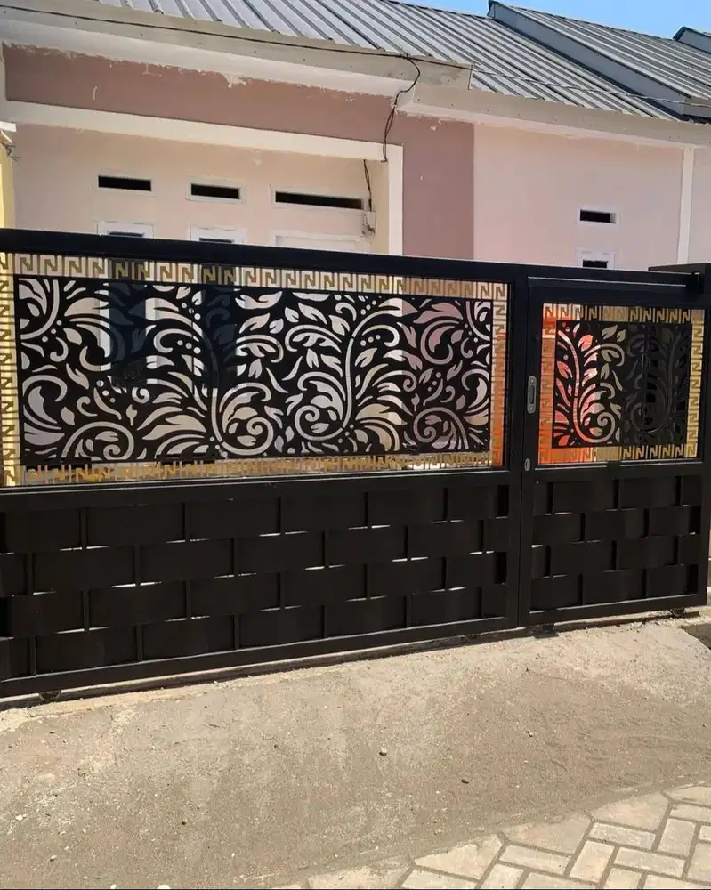 Pagar  besi laser cutting