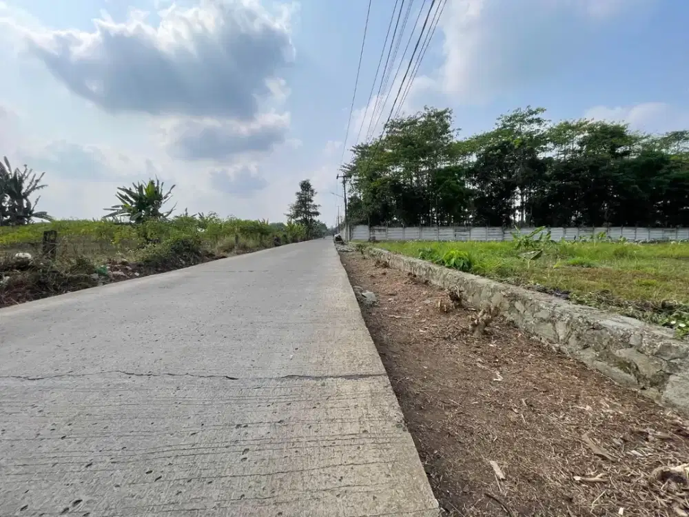 Tanah Pinggir Jalan Strategis Dekat Stasiun Jatake - SHM - CocokInvest/Hunian - 10 Menit Tol Legok