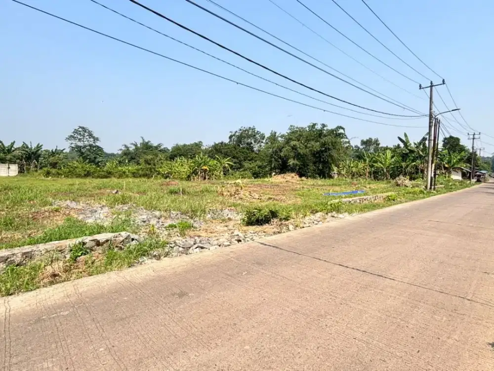 Tanah Pinggir Jalan Strategis Dekat Stasiun Jatake - SHM - CocokInvest/Hunian - 3Km Tol Legok