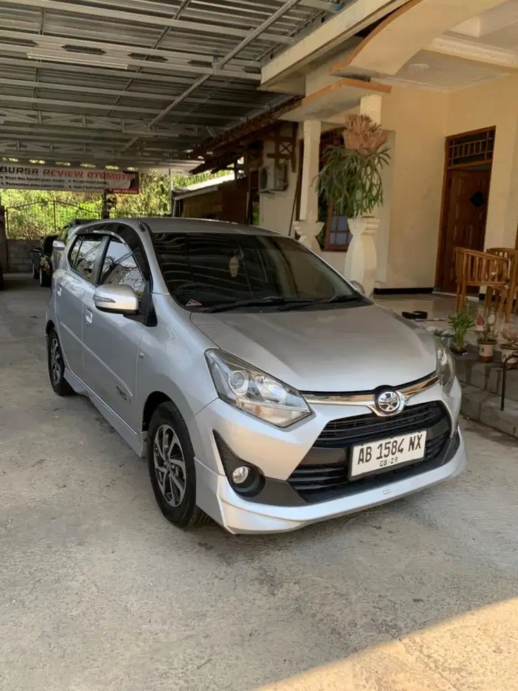 Toyota Agya Trd S 2019 Matic at 1.2 sportivo low km kredit ayla brio