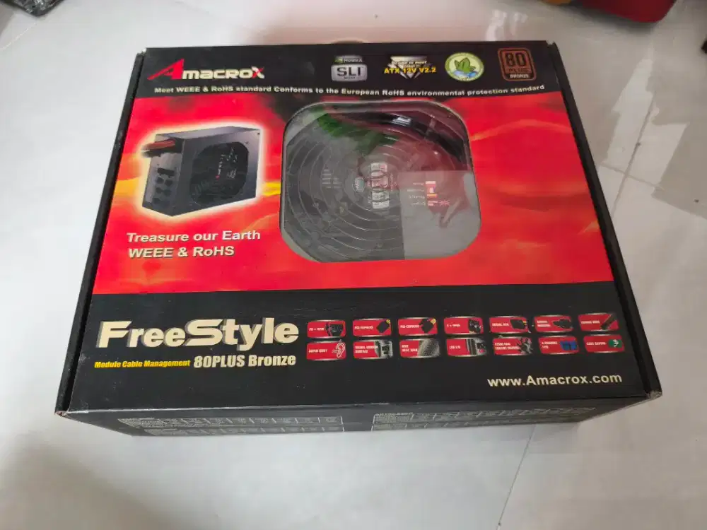 Jual cepat psu Amacrox Freestyle650 80+ bekas