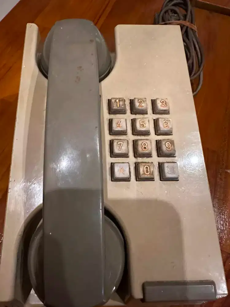 Telepon Rumah Kabel Telkom Jadul Vintage