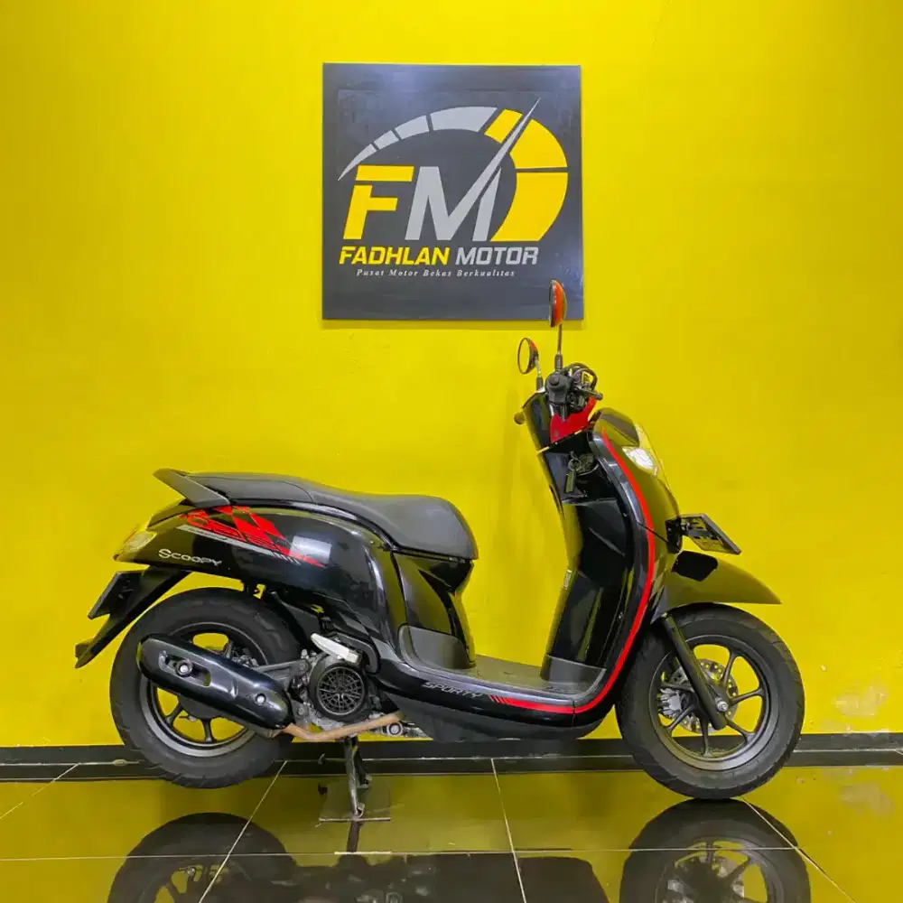 Honda Scoopy Tahun 2018 Siap Pakai Mesin halus surat lengkap
