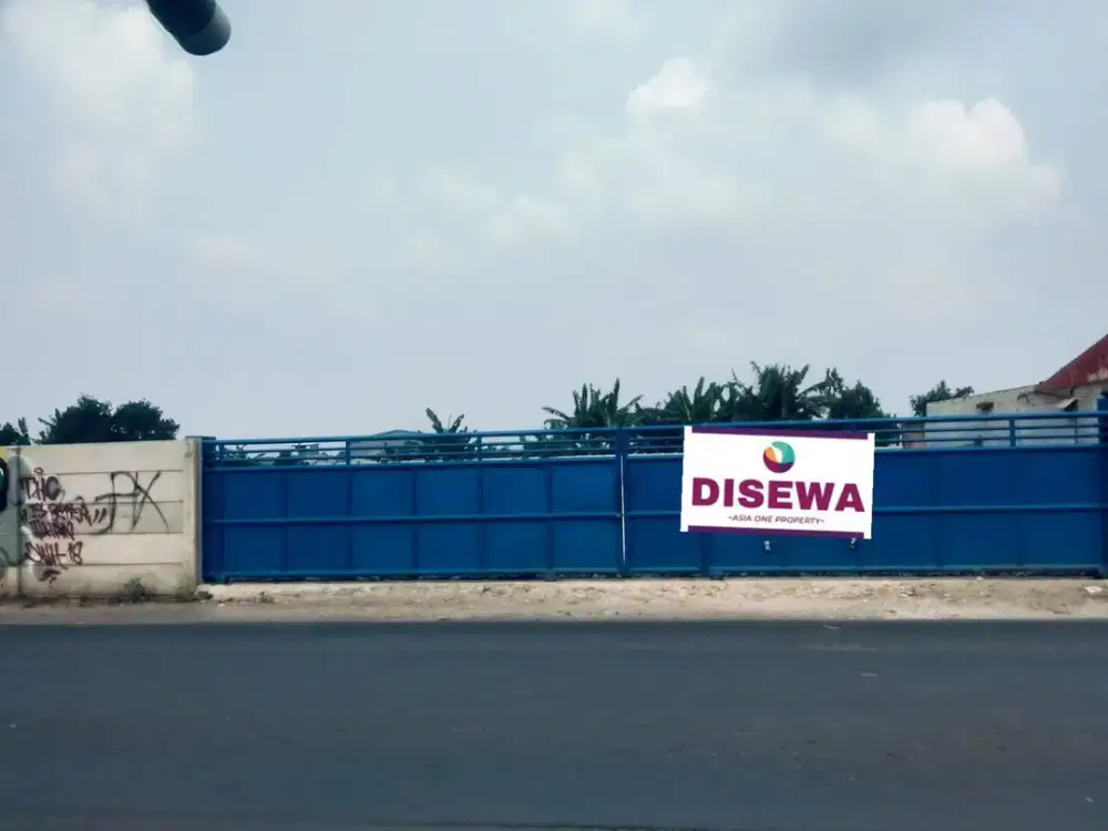 Disewakan Lahan Cantik Kosong Siap Pakai Di Setu. Kabupaten Bekasi