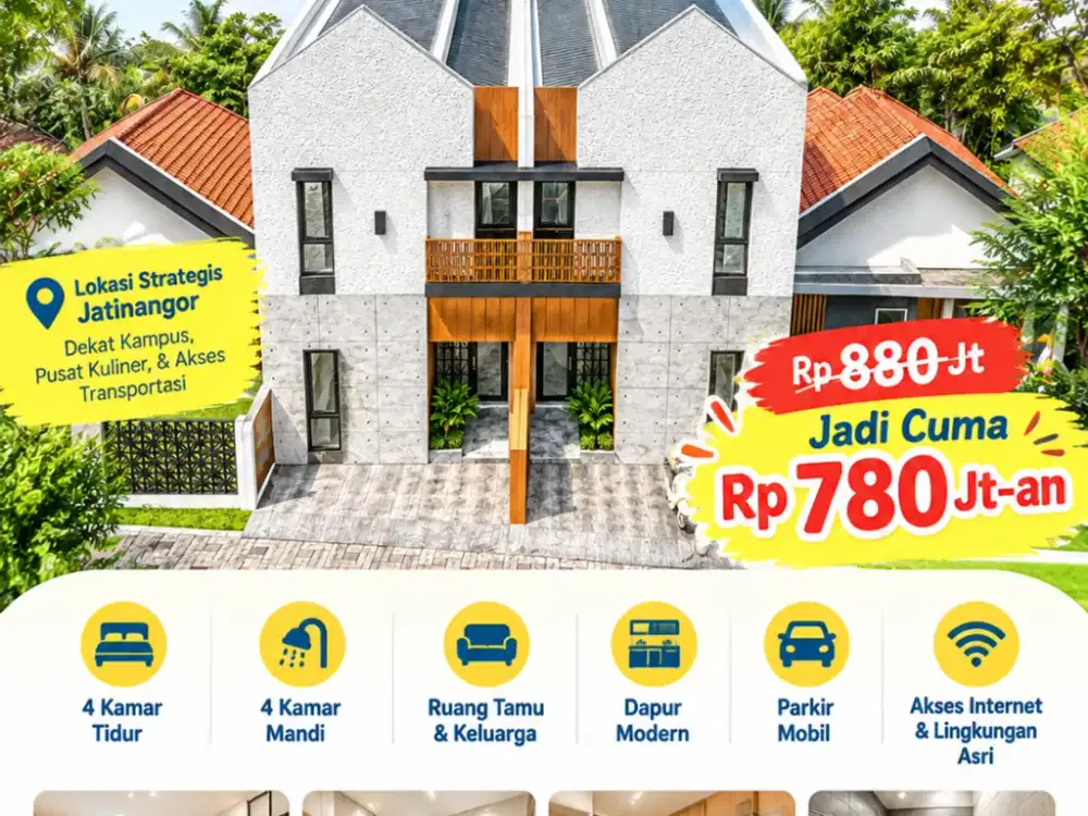 Rumah Kost Full Furnished Hanya 5 Menit UNPAD