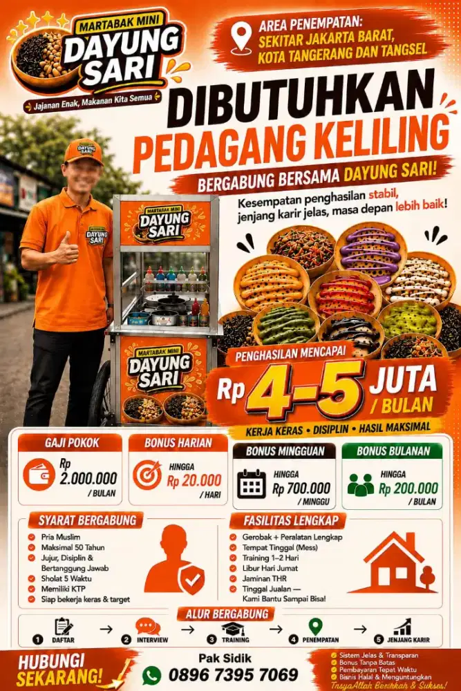 Lowongan kerja Jualan Keliling