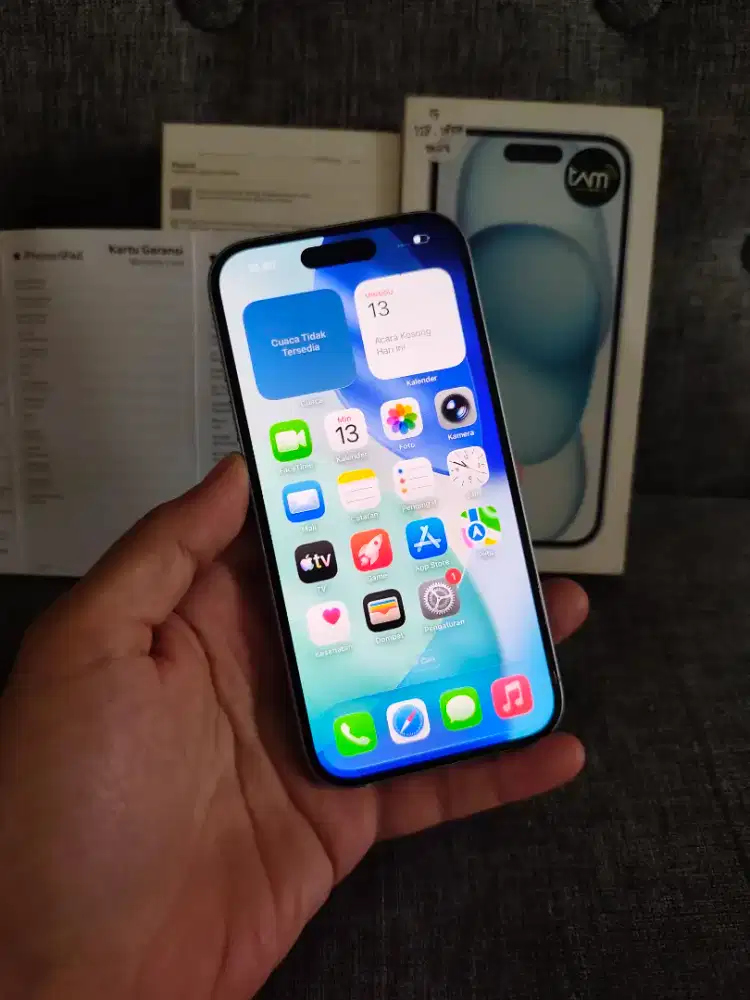 Iphone 15 128gb bh 80% tangan pertama mesin msh segel