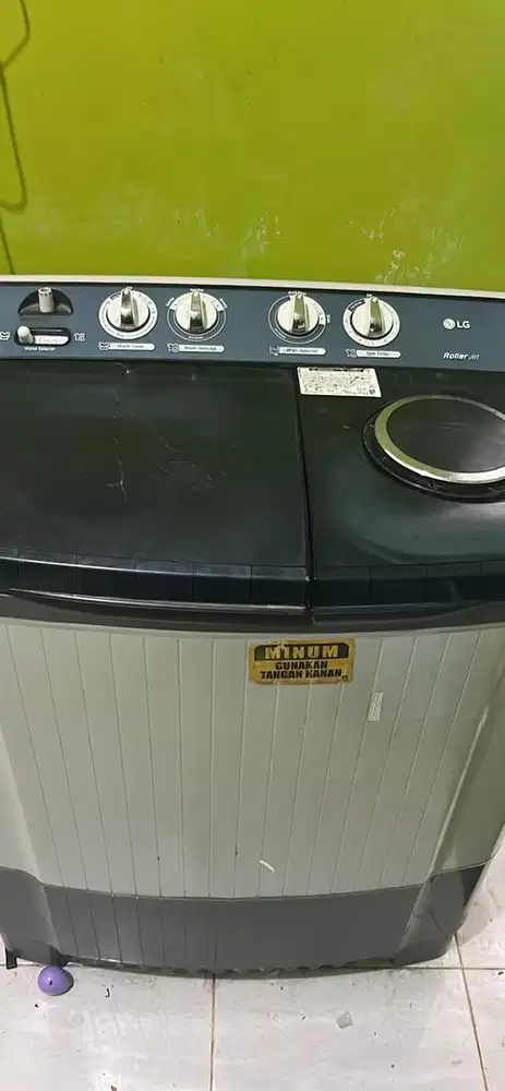 mesin cuci LG 2 tabung 9 kg / mesin cuci LG 9050