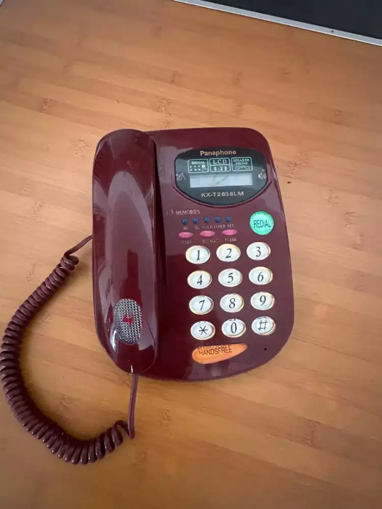 Telepon Kabel Rumah dengan LCD Panaphone