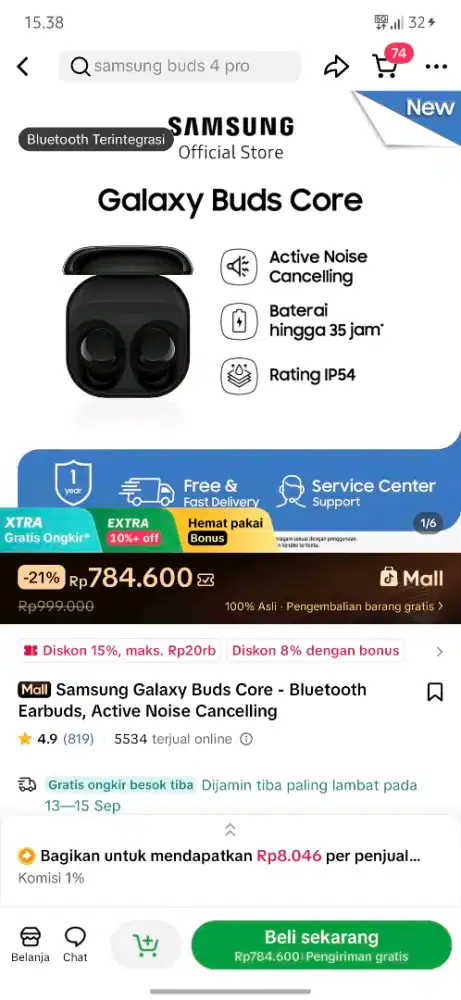 samsung galaxy buds core