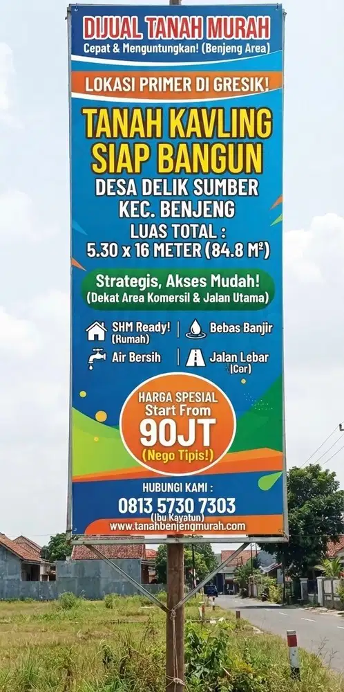 TANAH KAVLING SIAP BANGUN MURAH MERIAH
