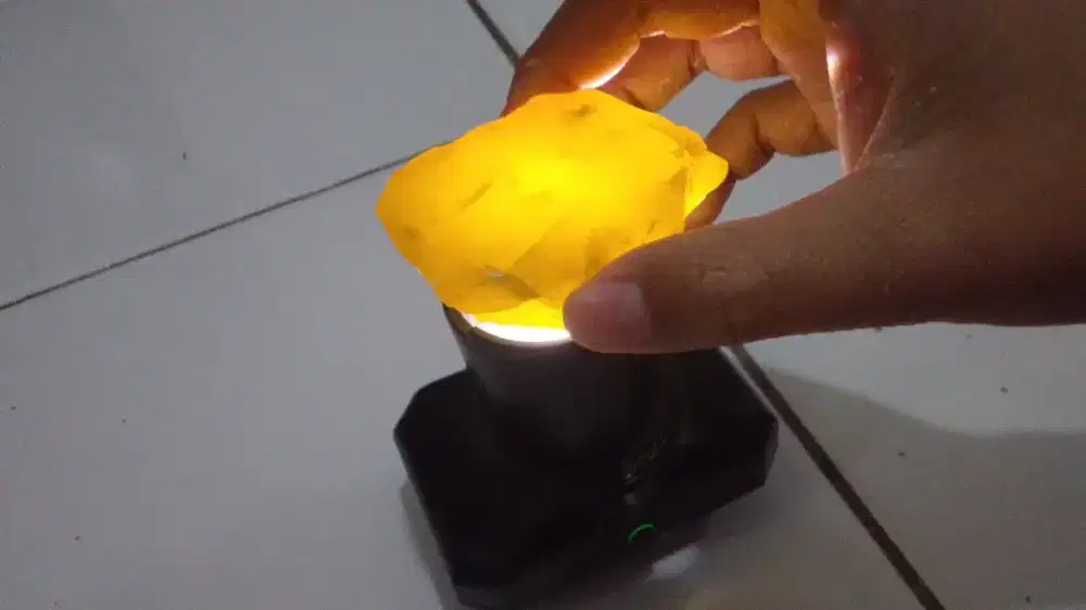 Batu giok hijau lumut 100% alami