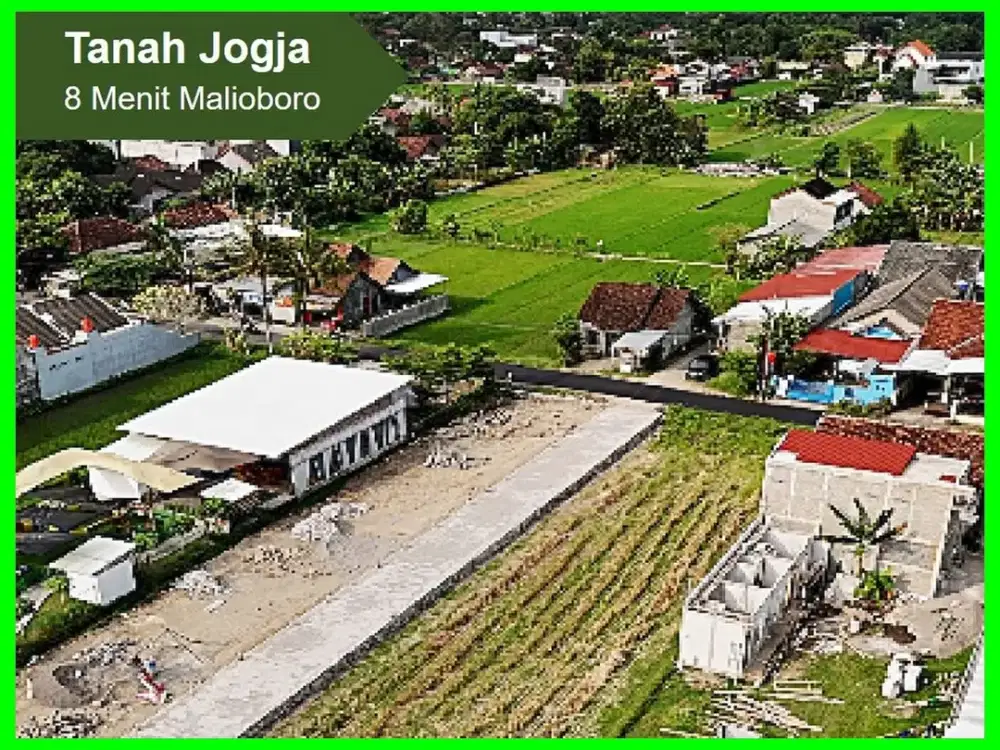 Dekat Alun Alun Utara Tanah Jogja Dijual di Jl. Tegalyoso