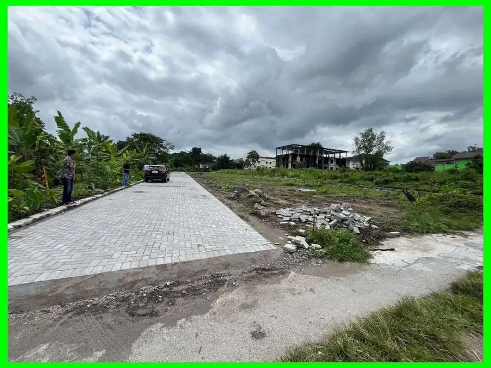 Dekat Kampus UII Tanah Dijual Jogja di Jl. Pandanaran