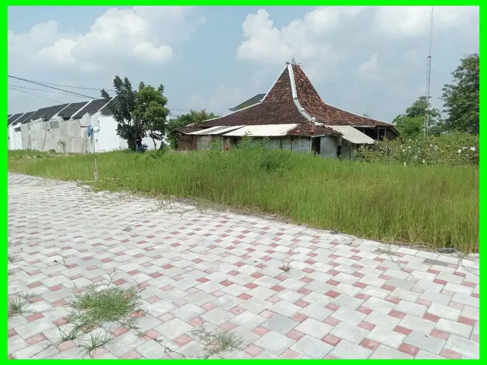 Dekat Pasar Kolombo Jual Tanah Jogja di Jl. Damai