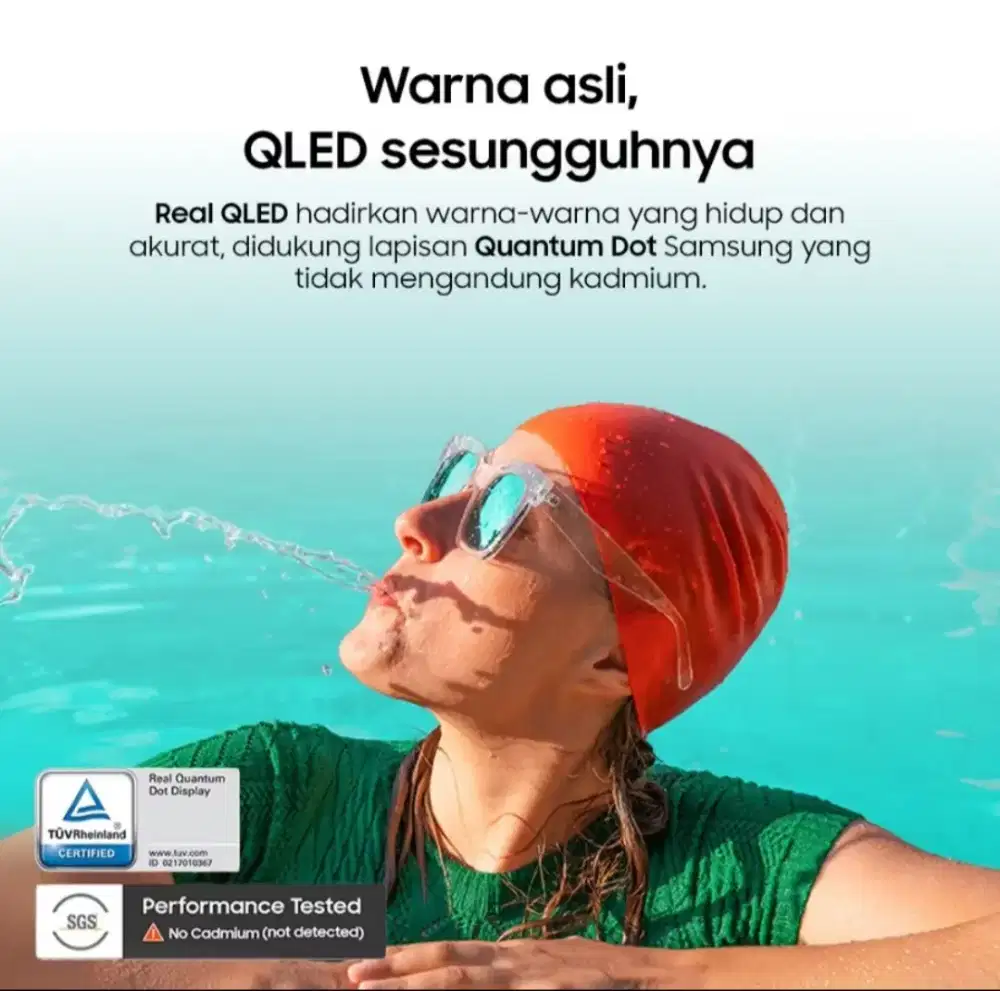 QLED Samsung 43 SmartTV Netflix YouTube AppleTV Digital Garansi BARU