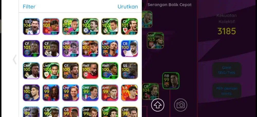 Jual akun e football