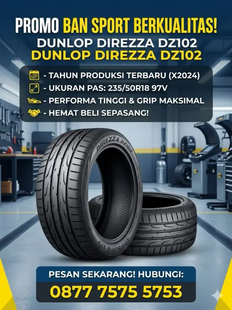 Ban DUNLOP DIREZZA DZ102 235/50/18 (2pcs)